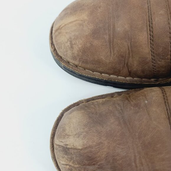 UGG Men's Brown Leather Lace Up Classic Ankle Chukka Boot Size 12 - Picture 3 of 7